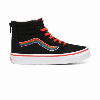 Vans Chenille Sk8-HI Zip - Lasten Korkeavartiset tennarit - Monivärinen/Valkoinen